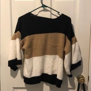 cable and gauge sweater